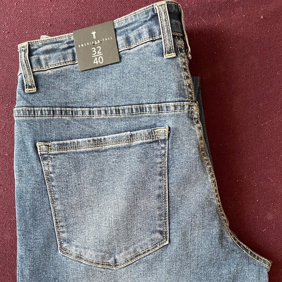 American Tall Carman Tapered Jeans 32 x 40 NWT - Picture 1 of 5
